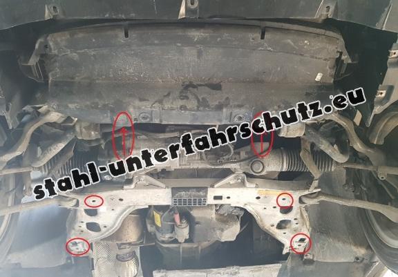 Unterfahrschutz für Motor der Marke BMW Seria 1 E81;E87;E82
