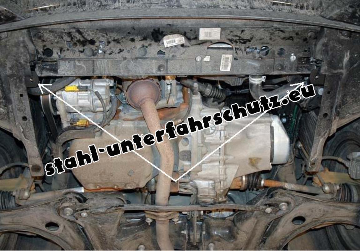 Unterfahrschutz Motor Getriebeschutz Einbausatz Citroen C1 C2 C3 Peugeot  1007