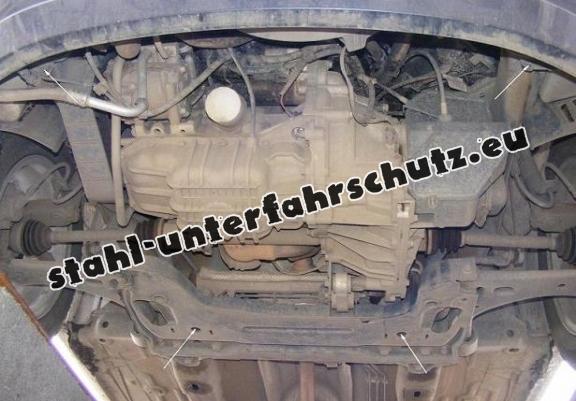 Unterfahrschutz für Motor und Getriebe aus Stahl für  Mazda 2