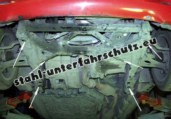 Unterfahrschutz für Motor und Getriebe aus Stahl für  Mercedes Vaneo W414