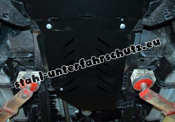 Unterfahrschutz für Motor und  kühler aus Stahl für  Mitsubishi L 200