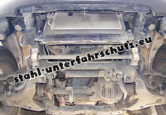 Unterfahrschutz für Motor und  kühler aus Stahl für  Mitsubishi Pajero Sport 2