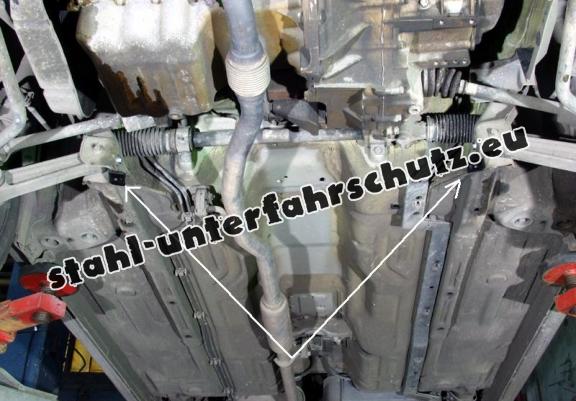 Unterfahrschutz für Motor und Getriebe aus Stahl für  Suzuki Ignis