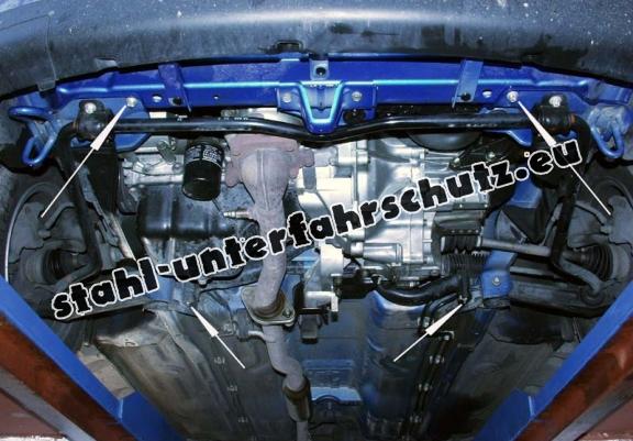 Unterfahrschutz für Motor der Marke Subaru Justy