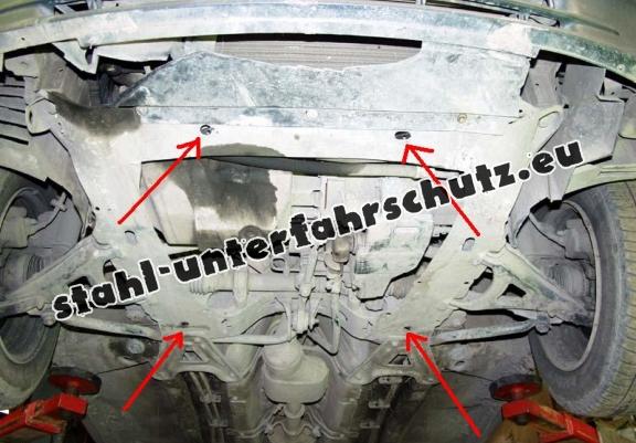 Unterfahrschutz für Motor der Marke Renault Clio 2