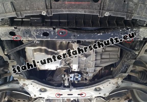 Unterfahrschutz für Motor der Nissan Qashqai J11