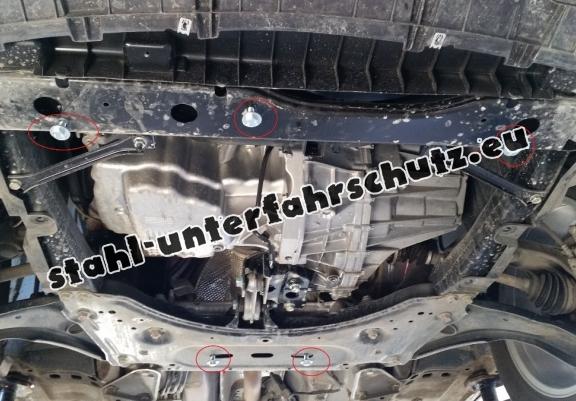 Unterfahrschutz für Motor der Nissan Qashqai J11