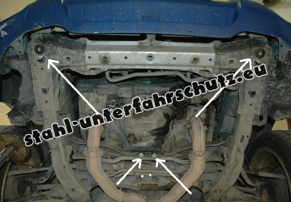 Unterfahrschutz für Motor der Marke Subaru Forester 2