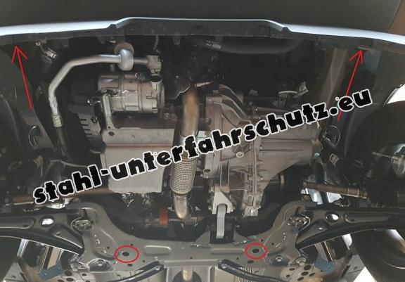 Unterfahrschutz für Motor und Getriebe aus Stahl für Ford EcoSport