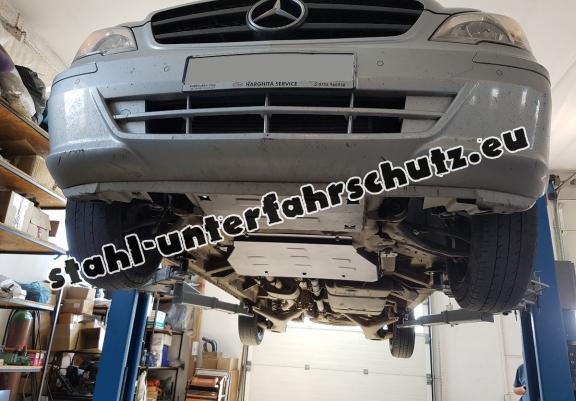 Stahl Getriebe Schutz für Mercedes Viano W639 - 2.2 D 4x2