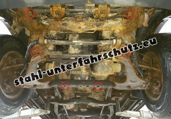 Unterfahrschutz für Motor der Marke Mitsubishi L200