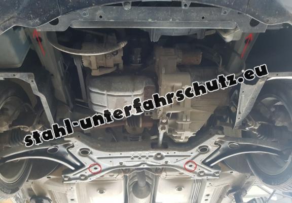 Unterfahrschutz für Motor der Marke Mitsubishi Colt