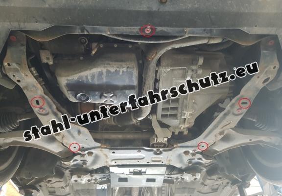 Unterfahrschutz für Motor und Getriebe aus Stahl für  Volvo S60