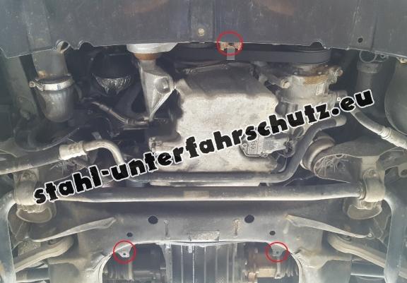 Unterfahrschutz für Motor der Marke Audi A4  B7