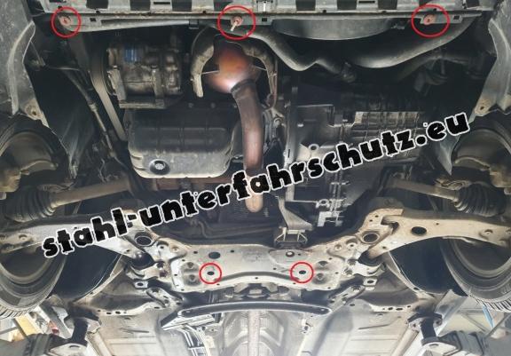 Unterfahrschutz für Motor der Marke Volvo C30