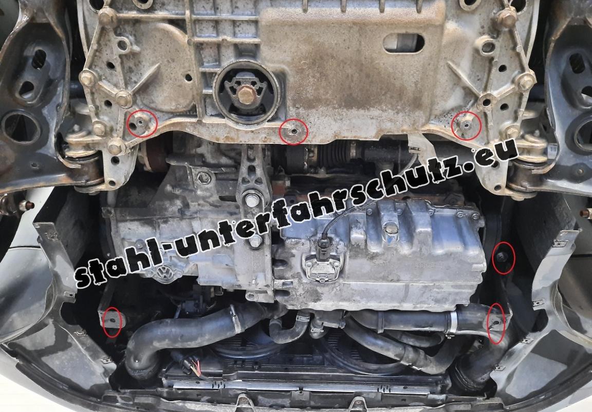 Unterfahrschutz Einbausatz Clips passend für Renault Megane 2 M 02
