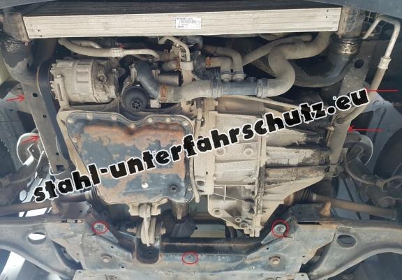 Unterfahrschutz für Motor der Marke Nissan Interstar