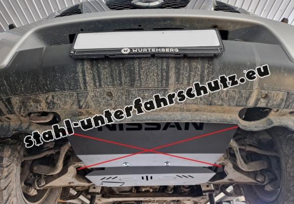 Unterfahrschutz für Motor der Marke Nissan Navara D40