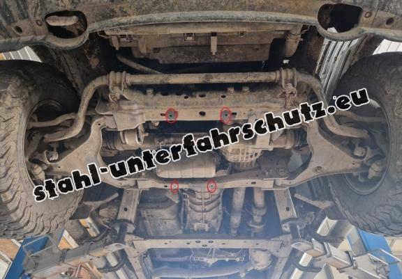 Unterfahrschutz für Motor der Marke Nissan Navara D40