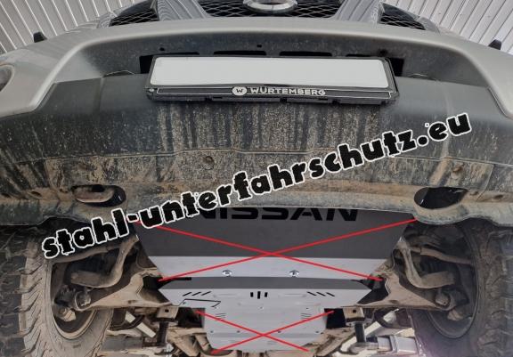 Unterfahrschutz für Motor der Marke Nissan Navara D40