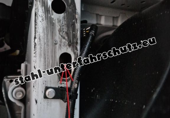 Unterfahrschutz für Motor und Getriebe aus Stahl für  Ford Transit Custom