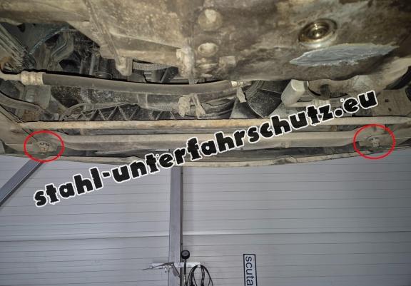 Unterfahrschutz für Motor der Renault Vels Satis