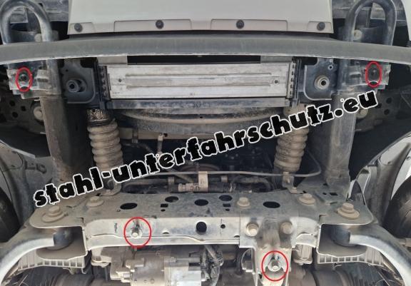 Kühlerschutz für unten aus Stahl für Ford Ranger