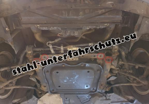 Kühlerschutz für unten aus Stahl für BMW seria 3 - E90