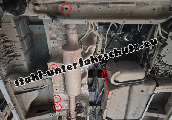 Stahlschutz für EGR, system STOP&GO / Katalysator/cat lock der Marke Renault Master 4
