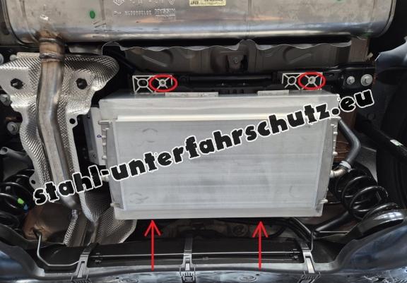 Stahl-Batterieschutz für Dacia Duster Hybrid