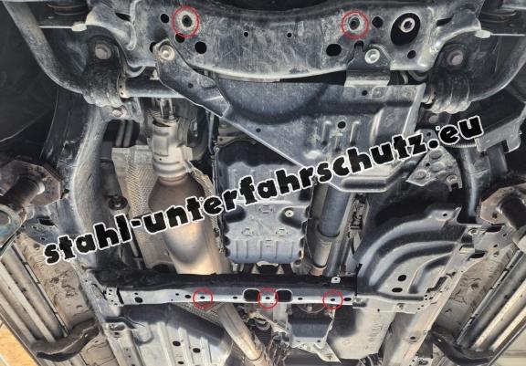 Aluminium Getriebe Schutz für Toyota Land Cruiser 250