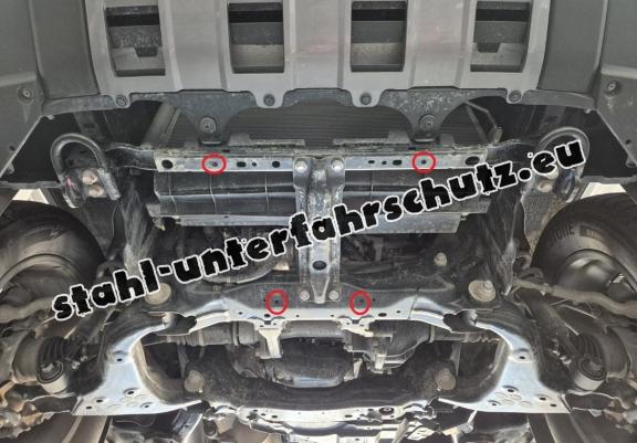 Kühlerschutz für unten aus Aluminium für Toyota Land Cruiser 250