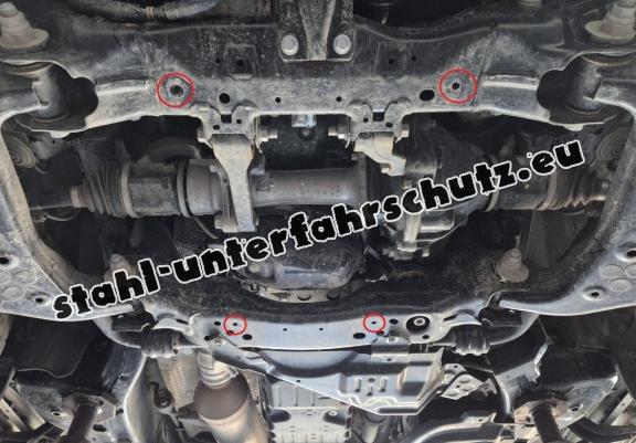 Aluminium Unterfahrschutz für Motor der Marke Toyota Land Cruiser 250