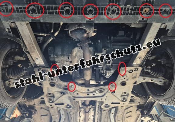 Unterfahrschutz für Motor der Marke Alfa Romeo Giulietta