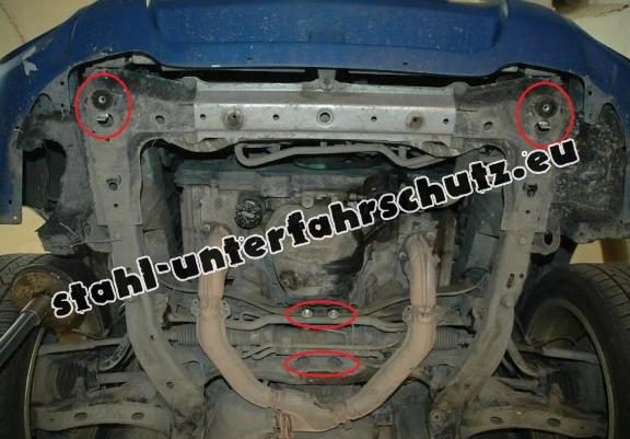 Aluminium Unterfahrschutz für Motor und Getriebe für den Subaru Forester 2