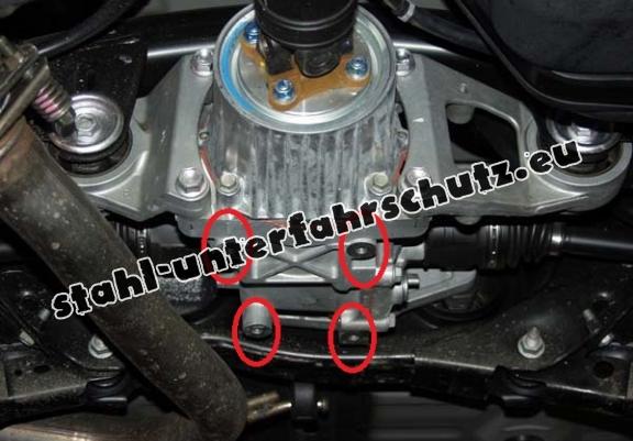 Aluminium Differentialschutz für Toyota Rav4