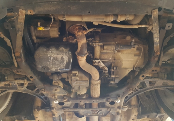 Unterfahrschutz für Motor und Getriebe aus Stahl für Mini Countryman R60