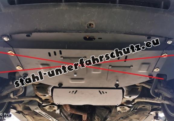Unterfahrschutz aus Stahl für Automatikgetriebe der Marke Audi A4  B6