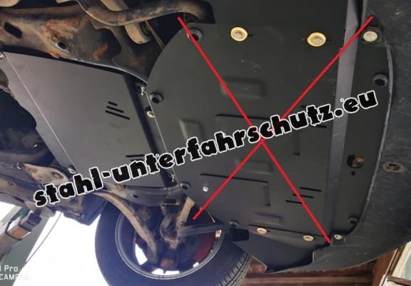 Unterfahrschutz aus Stahl für Automatikgetriebe der Marke Audi A4  B6