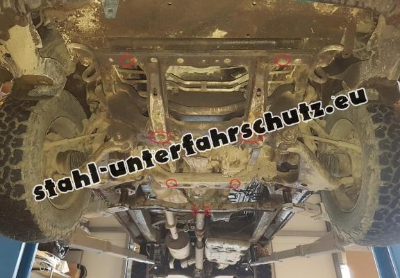 Stahl Getriebe Schutz und Partikelfilter für Toyota Hilux