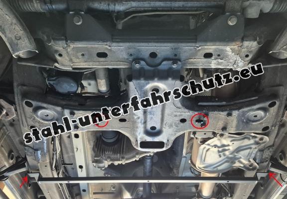 Unterfahrschutz für Getriebe und Differential aus Volkswagen Amarok -  V6 automat