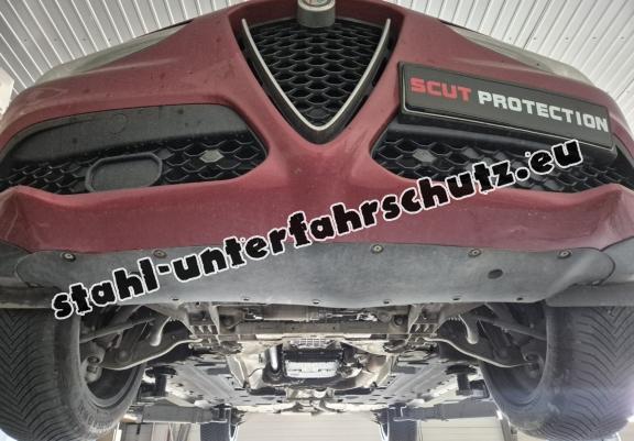 Aluminium Unterfahrschutz für Motor und Getriebe für den Alfa Romeo Stelvio