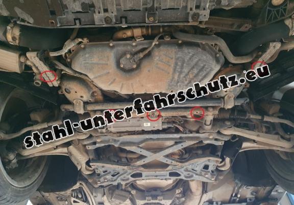 Unterfahrschutz für Motor der Marke Audi A8