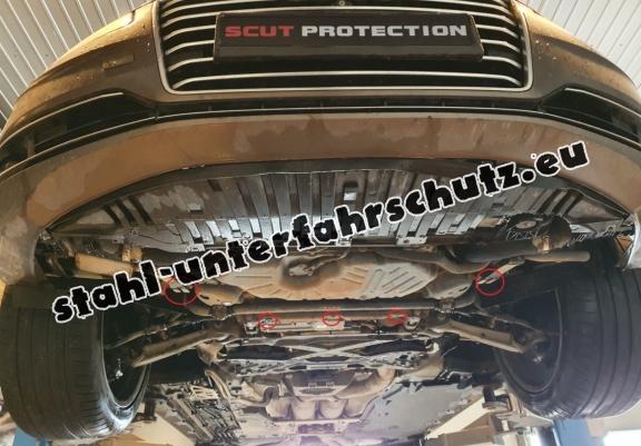 Unterfahrschutz für Motor der Marke Audi A8