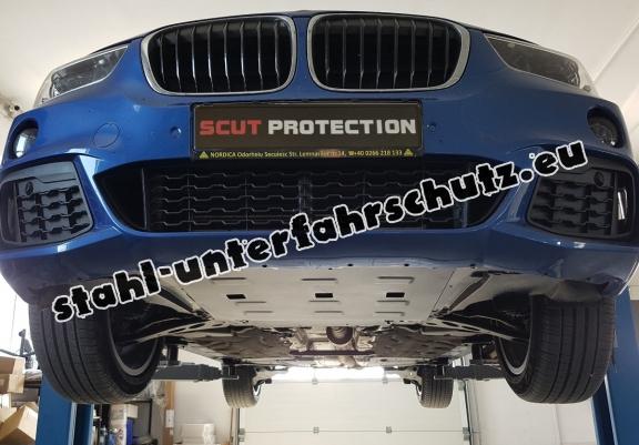 Unterfahrschutz für Motor und Getriebe aus Stahl für  Mini Cooper F55/56