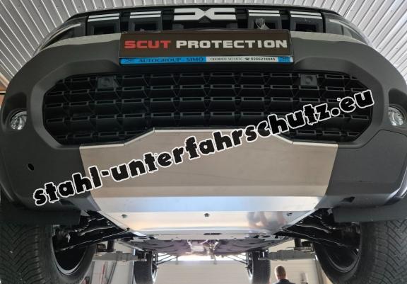 Aluminium Unterfahrschutz für Motor der Marke Dacia Duster- 4x4