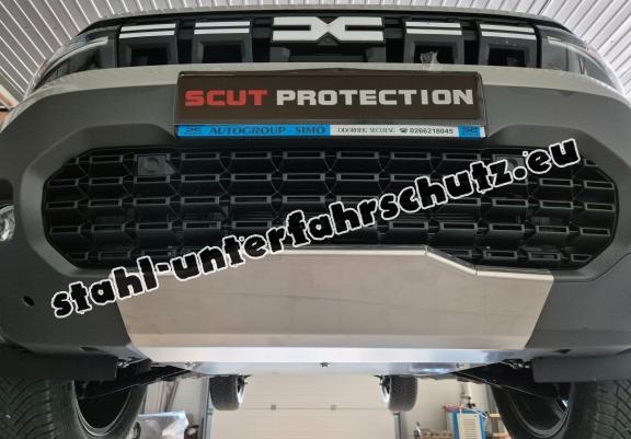 Aluminium Unterfahrschutz für Motor der Marke Dacia Duster- 4x4