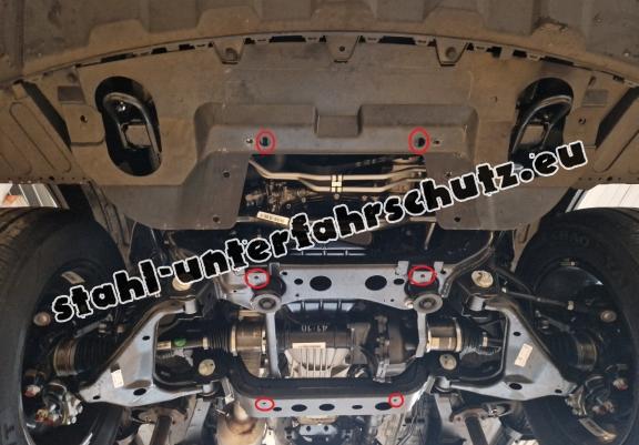 Unterfahrschutz für Motor der Marke Jac T8