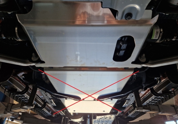 Aluminium Unterfahrschutz für Motor der Marke Ford Ranger Raptor