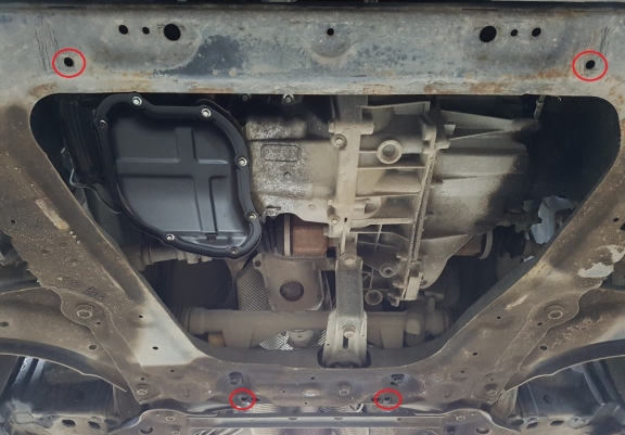 Unterfahrschutz für Motor der Marke Nissan Juke